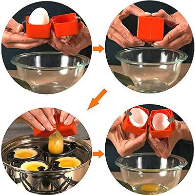 Stainless Steel Egg Cracker Tool - Kitchen Tools & Utensils