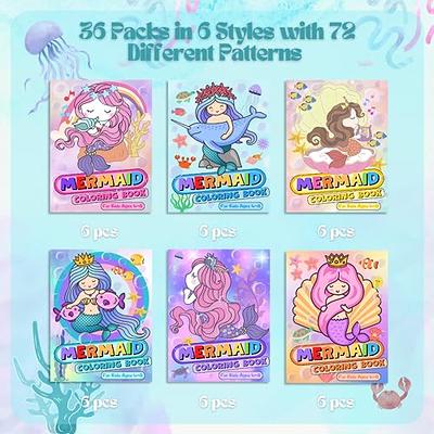 VTYEPOU Coloring Book Mermaid Party Favors - 36 Pack Mini Bulk Coloring  Books for Kids Ages 4-8 Girls Birthday Party Favors - Yahoo Shopping