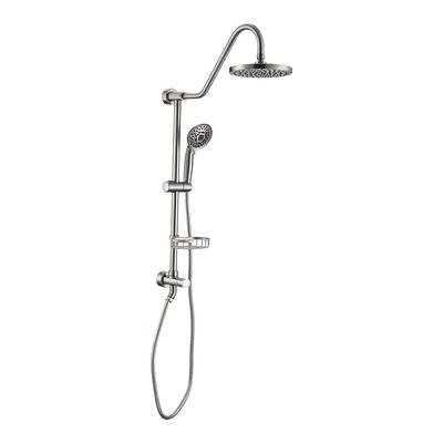 Dracelo Grey Sturdy Tubing Structure Bathroom Hanging Shower Head Caddy  Organizer - Yahoo Shopping