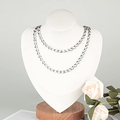 KYUNHOO 16.4 Feet 304 Stainless Steel Chain for Jewelry Making