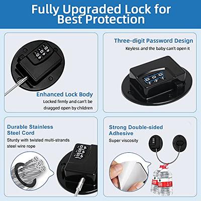 Kids Mini Fridge Lock Digital Password Child Safety Lock Cabinet Drawer  Lock