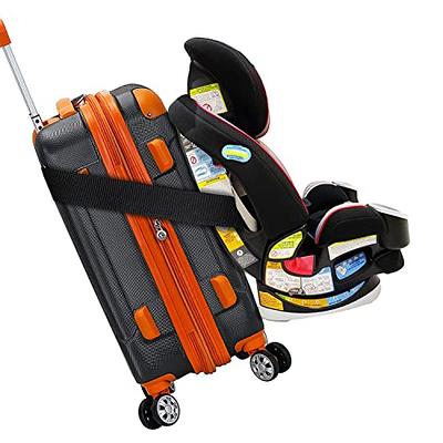 Car Seat Stroller, Car Seat Carrier for Airport with Wheels and