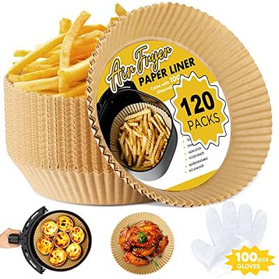 Air Fryer Accessories 12 pcs Compatible with Ninja, Power XL, Gourmia +  more, 100pcs Parchment Paper Liners, Silicone Mat, Stainless Steel Rack