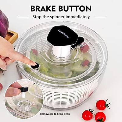 Ourokhome Salad Spinner Lettuce Spinner, One-handed Easy Press Large Salad  Dryer Mixer and Rotary Cheese Grater Shredder - 3 Drum Blades Manual Speed  Round Food Slicer Nut Grinder - Yahoo Shopping