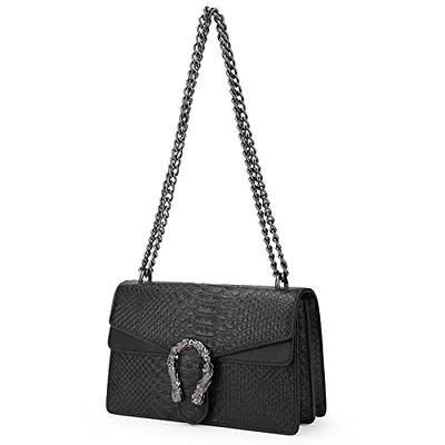 FashionPuzzle Saffiano Small Dome Crossbody bag with Chain Strap