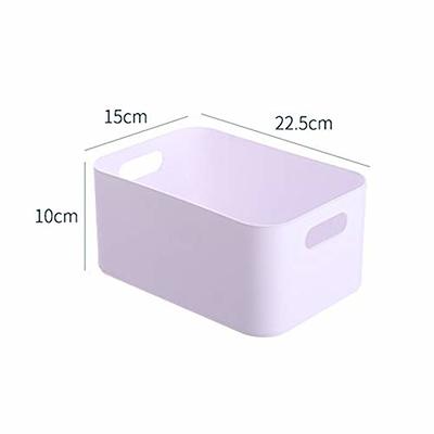 Cabilock 3pcs small storage bins with lids small small plastic box plastic  bins for storage with lids with cover Organizer small plastic bins with