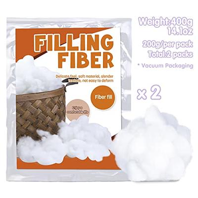 Polyester Fiber, 15.87oz Polyester Fiber Fill, Fiberfill for Crafts, Pillow  Filling Stuffing, High Resilience Stuffing Fluff Fiberfill for Pillow
