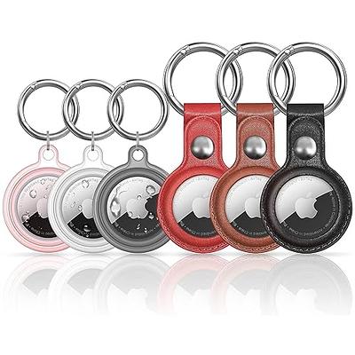 Linsaner Compatible with AirTag Case Keychain Air Tag Holder