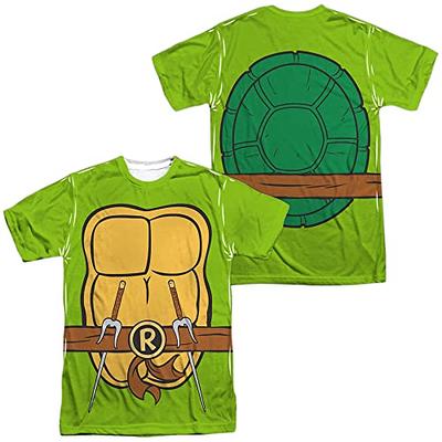 Kids Child Raphael T-Shirt - Teenage Mutant Ninja Turtles Size S/M Halloween Costume Leaf/green/festive/green