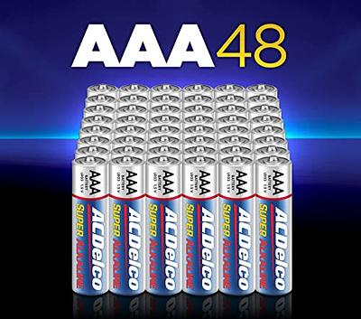 Powermax 24-Count AAA Batteries, Ultra Long Lasting Alkaline Battery,  10-Year Shelf Life, Reclosable Packaging