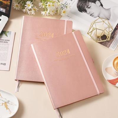 POPRUN Small Planner 2023-2024 (4''x 6.25'') Academic Planner Weekly and  Monthly (July 23-June 24) Leather Hard Cover, Planner with Hourly Time  Slot, Calendar, for Purse 100 GSM Paper- Pink - Yahoo Shopping