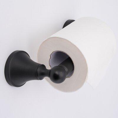 Acehoom 29 in. H Freestanding Toilet Paper Holder in Matte Black