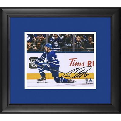 John Tavares Toronto Maple Leafs Autographed 16 x 20 Blue Jersey Turning  Photograph