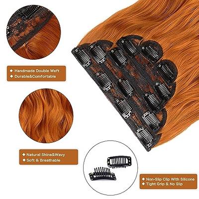 Benehair Clip in Hair Extensions Full Head Long Thick 8 Pieces Hair 18 Clips Curly Wavy Straight Hairpieces 100% Real Natural As Human Best Hair Set