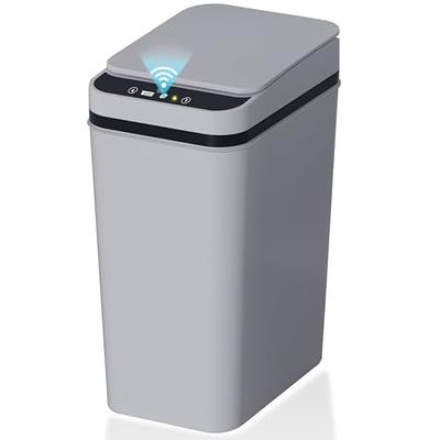 jinligogo 2Pack Bathroom Small Trash Can with Lid, 4 Gallon Touchless  Automatic Garbage Can Slim Waterproof Motion Sensor Smart Trash Bin for  Bedroom, Office, Living Room - Yahoo Shopping