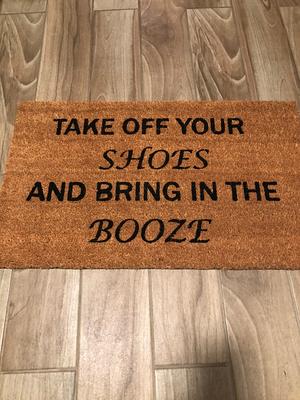 Doormat, Red Barn Farm Welcome Personalized Doormat - 18 X 30