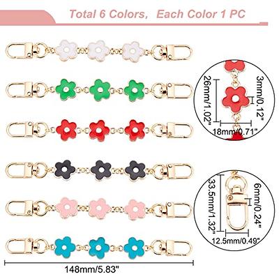 PandaHall 6pcs Purse Extender, 14.8cm/5.8 Inch Bag Strap Extender Plastic  Enamel Flower Chain with Alloy Swivel Clasps Short Handbag Chain Straps  Replacement for Crossbody Purse, Light Gold, 6 Colors - Yahoo Shopping