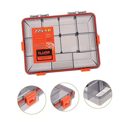 1Pc Durable Portable Fishing Tackle Box ,Accessories Box ,Storage  Box,Outdoor Fishing Soft Bait Bait Box, Double-side Fishing Lure Organizer  With