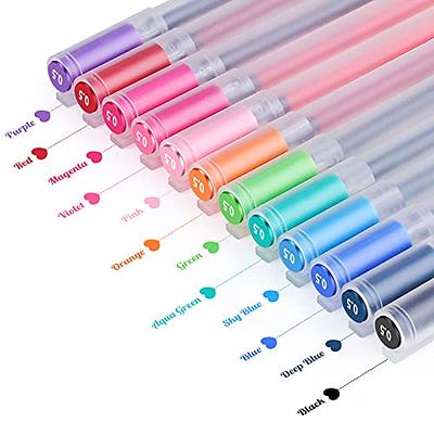 Gel Pens, Black Pens Fine Point Smooth Writing Pen 0.5mm Retractable, Best  Aesthetic Cute Pens for Journaling Note - AliExpress