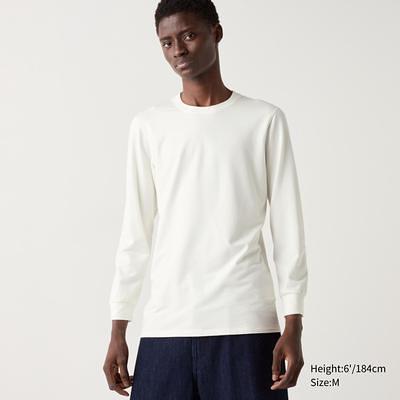 UNIQLO HEATTECH Cotton Crew Neck Long-Sleeve T-Shirt (Extra Warm)