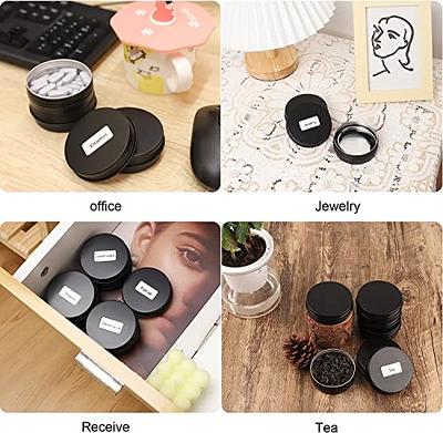 Bumobum 2 oz Glass Jars with Lids, 3 pack Clear Small Jar with Black Lids,  Blank Labels & Inner Liners, 60 ml Empty Round Cosmetic Containers for  Sample, Powder, Cream, Lotion, Spice 2oz-Clear