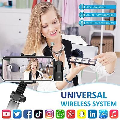 Dual Wireless Lavalier Microphones for iPhone/Android Phone/Camera/Laptop,  Double Mini Lapel Mics Plug-Play Low Delay Built-in Noise Reduction for  Video Recording Podcast  TikTok Facebook - Yahoo Shopping