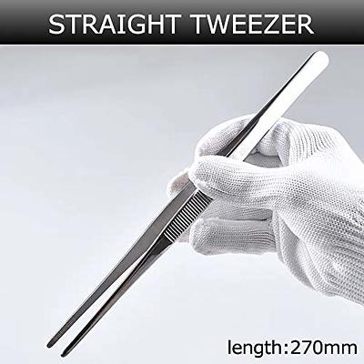 Reptile Feeding Tongs Stainless Steel Straight And Curved Tweezers