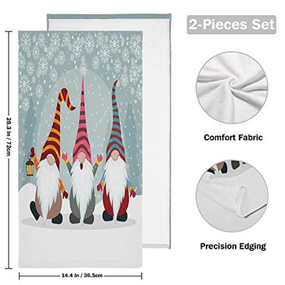  Preboun 4 Pack Christmas Kitchen Towels Set 17 x 26'' Absorbent Xmas  Dish Towel Christmas Tree Snowflake Snowman Bath Towel Decorative Winter  Watercolor Reindeer Towel for Housewarming Bathroom Supply : Home