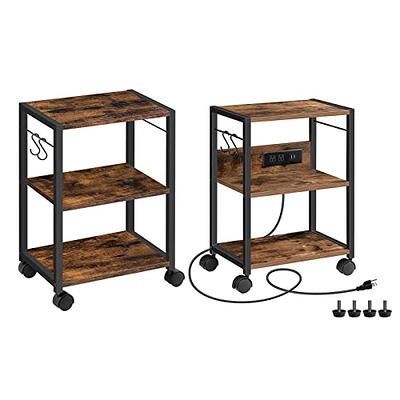 VASAGLE Industrial Under Desk Printer Stand  Printer stand, Printer shelf,  Printer stands