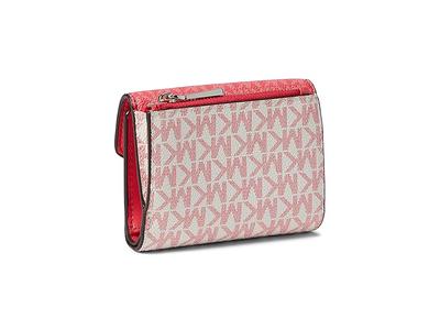 Jet Set Charm Small Logo and Leather Envelope Trifold Wallet