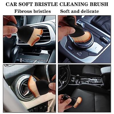 HUADU 7pcs Auto Car Detailing Brush Set Car Interior Cleaning Kit