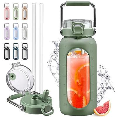 Half Gallon Water Bottle with Handle, Insulated, Dishwasher Safe