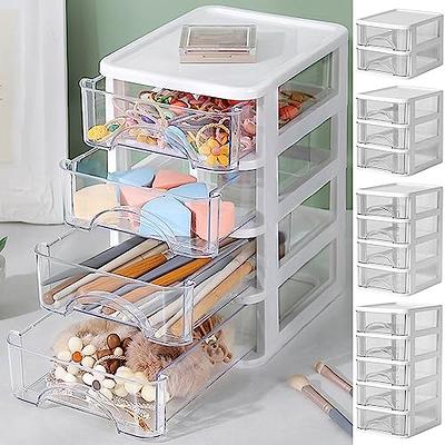 Lifewit 11 Pcs Drawer Organizer Set Clear Plastic Desk Bathroom Makeup Drawer Organizer