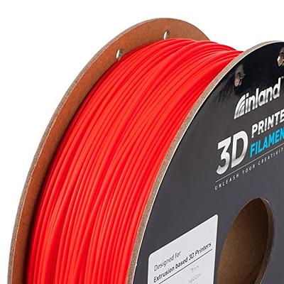 Inland 1.75mm Orange Silk PLA 3D Printer Filament - 1kg Spool (2.2 lbs) -  Micro Center