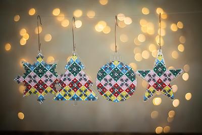 Christmas Ornament Embroidery KITS