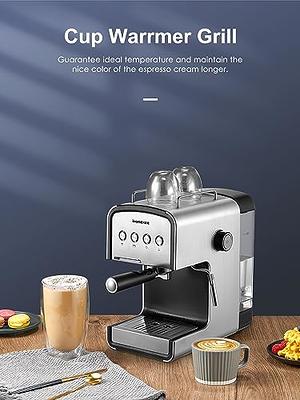 Ihomekee Espresso Machine Coffee Makers 15 Bar Cappuccino Machines