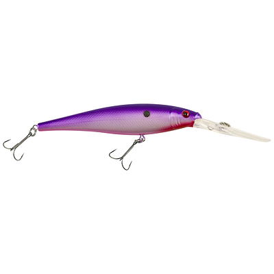 Berkley Flicker Shad Shallow Fishing Lure, Clear, 2/7 oz, 2 3/4in | 7cm  Crankbaits, Size, Profile and Dive Depth Imitates Real Shad, Equipped with