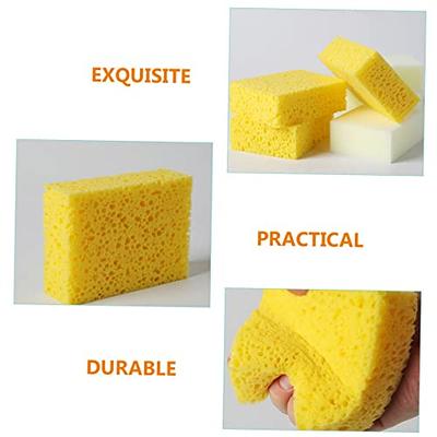 EXCEART Pottery 16 Pcs Ceramic Square Sponge Scrubber Sponges