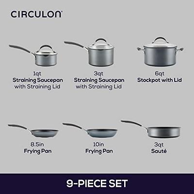 Circulon Bakeware Nonstick Springform Pan, 9-Inch, Gray