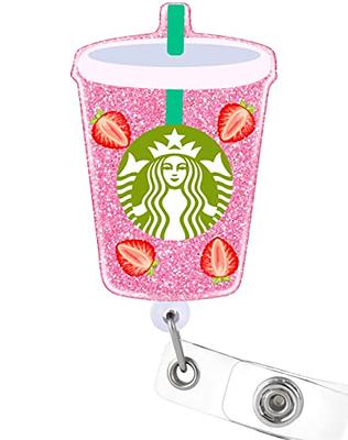 Plifal Badge Reel Holder Retractable with ID Clip for Nurse Nursing Name  Tag Card Cute Funny Strawberry Coffee Nursing Student Teacher Doctor RN LPN  Medical Assistant Work Office Alligator Clip - Yahoo