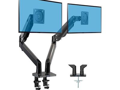 Triple Monitor Stand - Full Motion Articulating Aluminum Gas