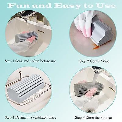 Reusable Damp Duster Sponge Magical Dust Cleaning Baseboard Cleaner PVA  Material