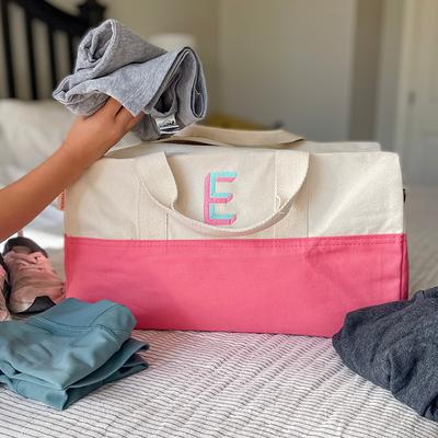 Personalized Kids Duffle Bag, Overnight Bag For Girls, Bags Boys,  Monogrammed Weekender Canvas Duffel Orlando - Yahoo Shopping