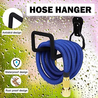 Luoximo Heavy Duty Garden Water Hose Holder - Rust Proof Wall Mounted Hose  Hanger for Outdoor Use, Space Saving Hose Holder Freestanding Metal Hose  Hook with Installation Guide(100ft) - Yahoo Shopping