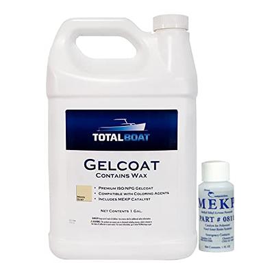 TotalBoat Moon Dust Colored Gelcoat with Wax – Air Dry Marine Gel Coat for  Boat Hulls, Repairs and Composite Finishes (Gallon) - Yahoo Shopping