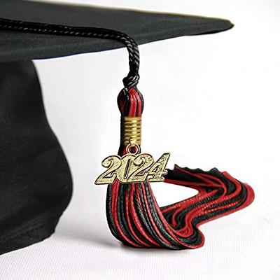 Endea Graduation Mixed Double Color Tassel with Gold Date Drop