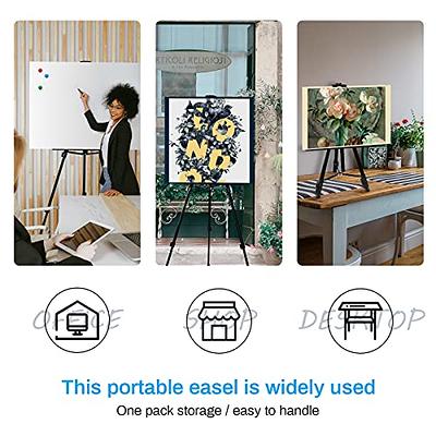 Easel Stand For Display,RRFTOK 63'' Instant Foldable Portable