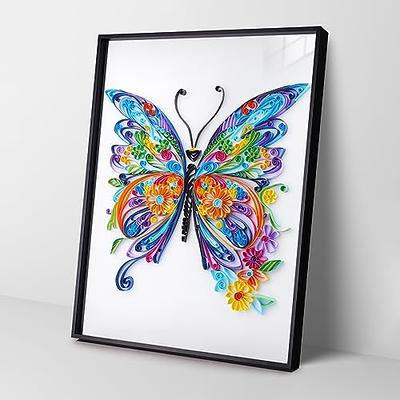 Uniquilling Quilling Kits Paper Quilling Kit for Adults Beginner, 16 * 20in  Butterfly with Paper Quilling Tools& Using Manual, DIY Kits for Adults Paper  Filigree Painting Kits Wall Art Decor - Yahoo Shopping