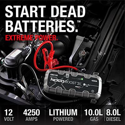  GOOLOO Upgraded GP3000 Jump Starter 3000A Peak Car Starter (Up  to 9L Gas or 7L Diesel Engine) 12V Jump Box Auto Lithium Battery Booster  SuperSafe Portable Power Pack with USB Quick