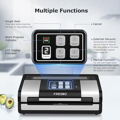 Fresko Fully Automatic Vacuum Sealer, Hands-free Food Vacuum Machine ( –  Fresko-kitchen